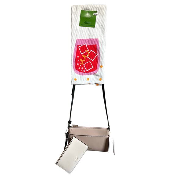 Bundle! Kate Spade Crossbody Set & Kitchen Towels Choice of 2 See Details Below - Picture 3 of 17